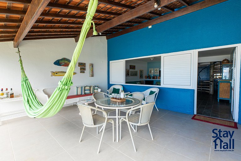 Casa Beira Mar-Piscina Privativa+Cozinheira-SH024