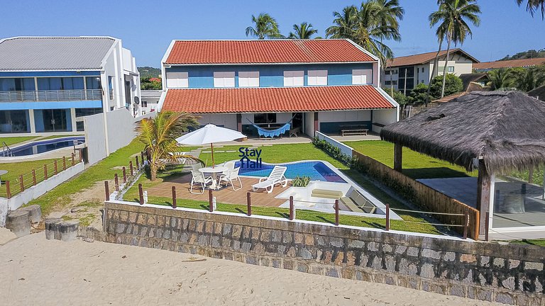 Casa Beira Mar-Piscina Privativa+Cozinheira-SH024