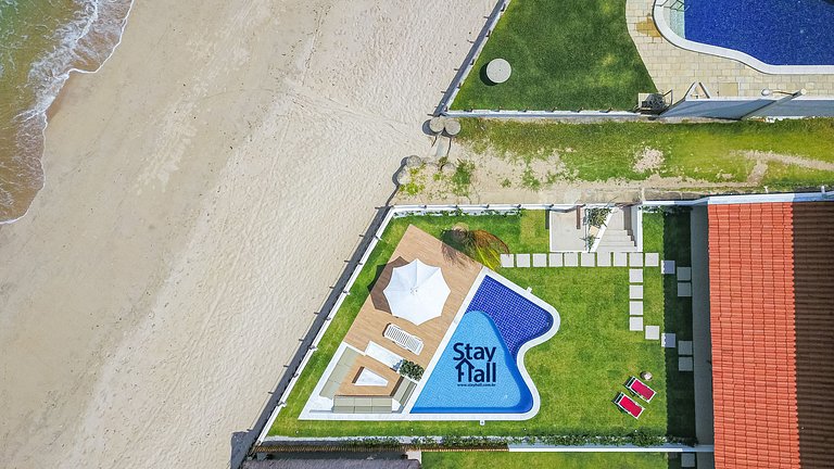 Casa Beira Mar-Piscina Privativa+Cozinheira-SH024
