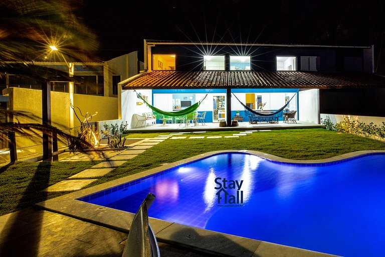 Casa Beira Mar-Piscina Privativa+Cozinheira-SH024