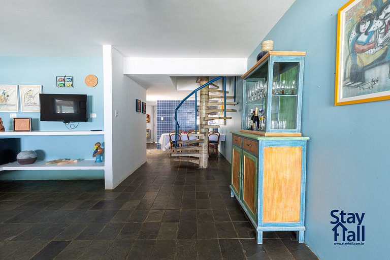 Casa Beira Mar-Piscina Privativa+Cozinheira-SH024