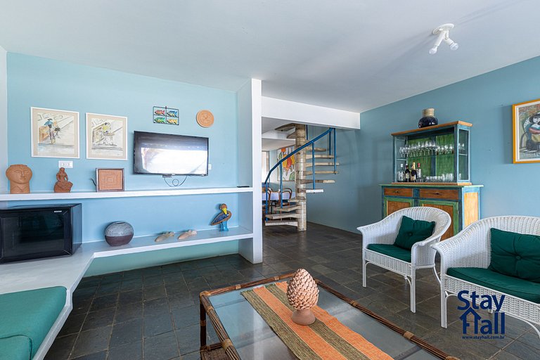 Casa Beira Mar-Piscina Privativa+Cozinheira-SH024