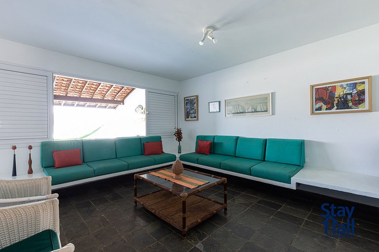 Casa Beira Mar-Piscina Privativa+Cozinheira-SH024