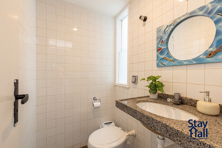 Casa Beira Mar-Piscina Privativa+Cozinheira-SH024