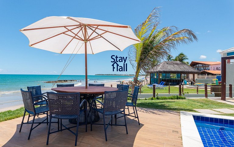 Casa Beira Mar-Piscina Privativa+Cozinheira-SH024