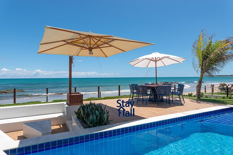 Casa Beira Mar-Piscina Privativa+Cozinheira-SH024