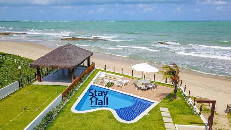Casa Beira Mar-Piscina Privativa+Cozinheira-SH024