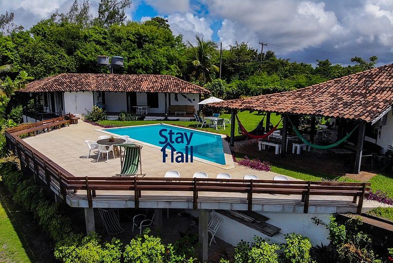 Refúgio Rústico c/ Piscina-3 Suítes-SH015