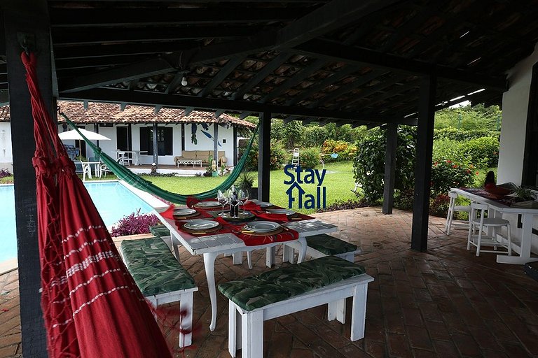 Refúgio Rústico-C/ Piscina-Serv de Limpeza-SH015