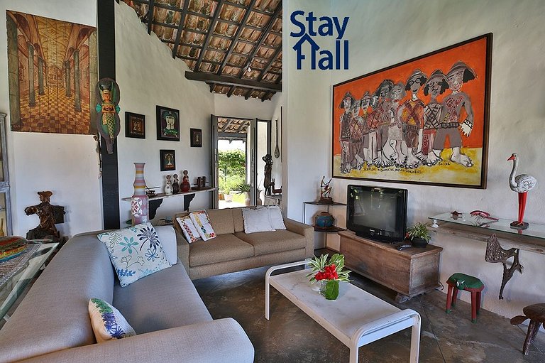 Refúgio Rústico c/ Piscina-3 Suítes-SH015