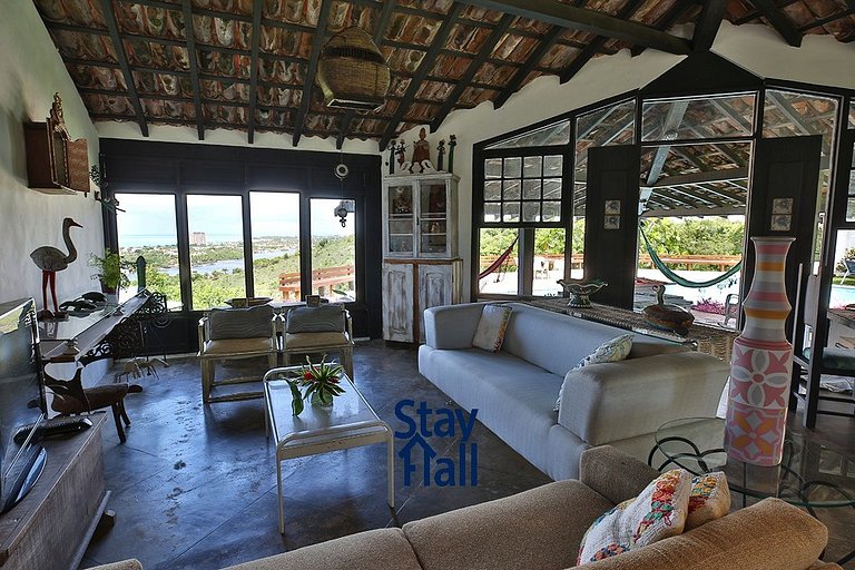 Refúgio Rústico c/ Piscina-3 Suítes-SH015