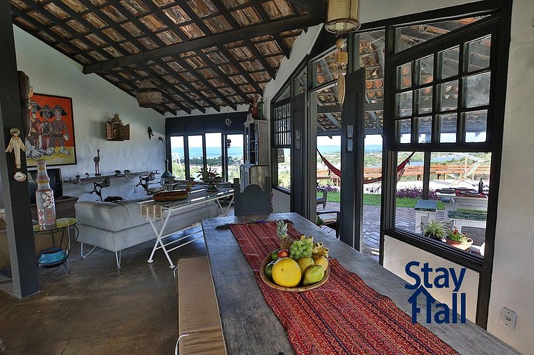 Refúgio Rústico c/ Piscina-3 Suítes-SH015