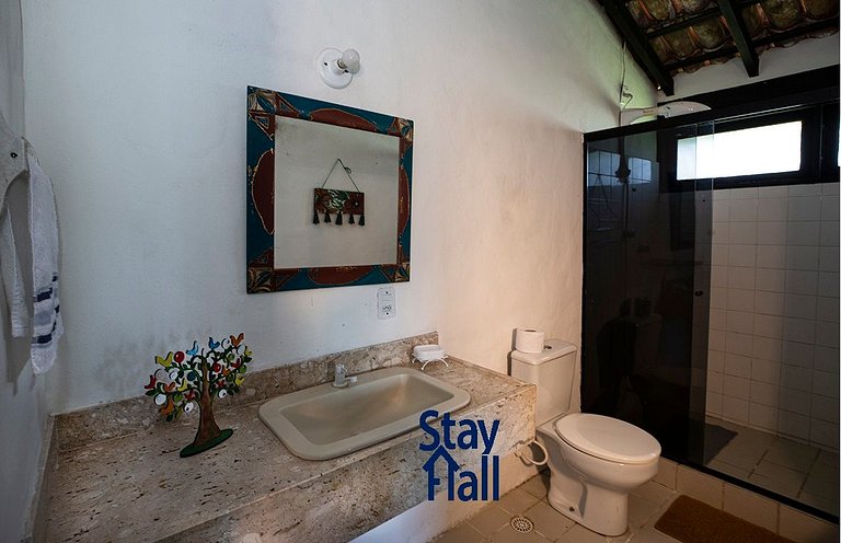 Refúgio Rústico c/ Piscina-3 Suítes-SH015