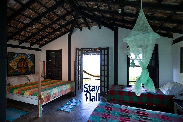 Refúgio Rústico c/ Piscina-3 Suítes-SH015