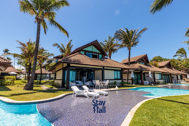 Bangalô 4qts Piscina Priv-Beira-Mar-SH034