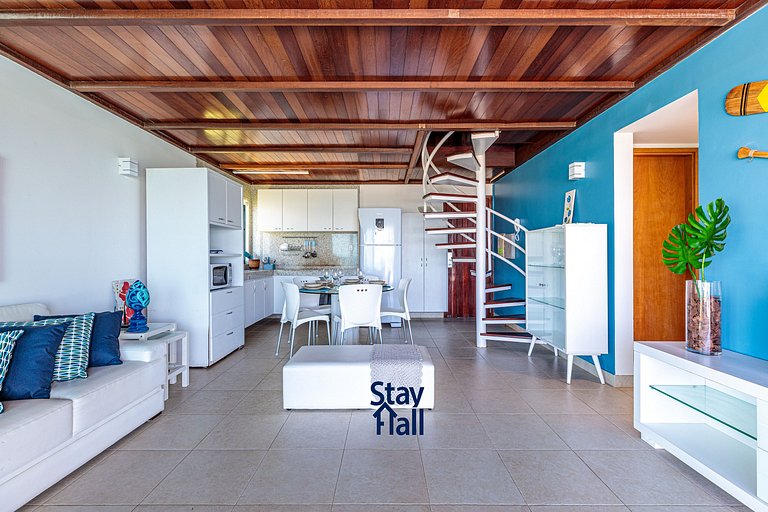 Bangalô 4qts Piscina Priv-Beira-Mar-SH034