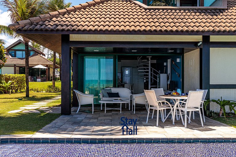 Bangalô 4qts Piscina Priv-Beira-Mar-SH034