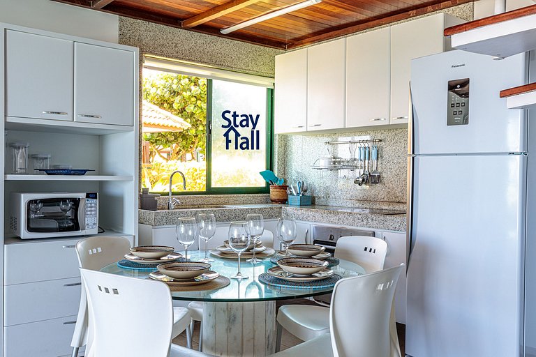 Bangalô 4qts Piscina Priv-Beira-Mar-SH034