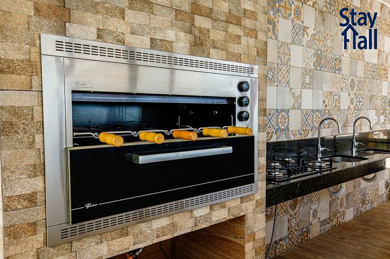 Casa BeiraMar-4QTS C Piscina e Churrasq-SH031D