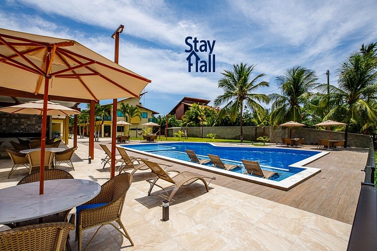 Casa BeiraMar-4QTS C Piscina e Churrasq-SH031D