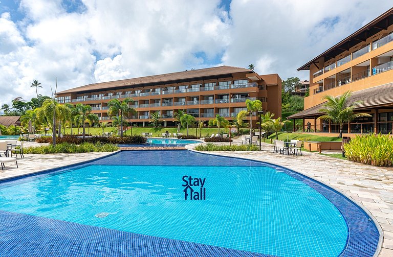 🏖️ Bangalô no Eco Resort Carneiros | 2ª Fileira – Piscina e