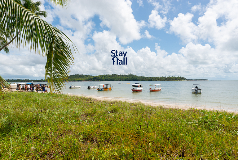 Flat com varanda+2qt no Eco Resort