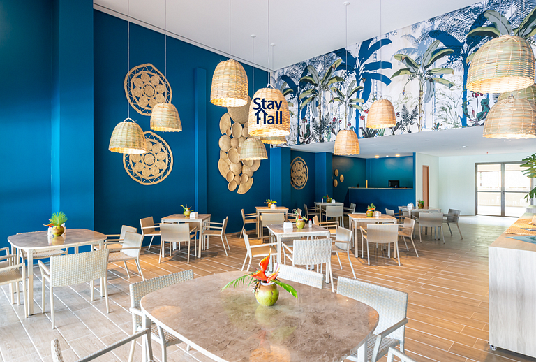 Flat com varanda+2qt no Eco Resort