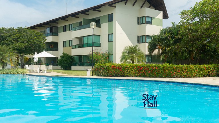Apt 2qrts em Carneiros-Cond. BeiraMar-Piscina-SH057D