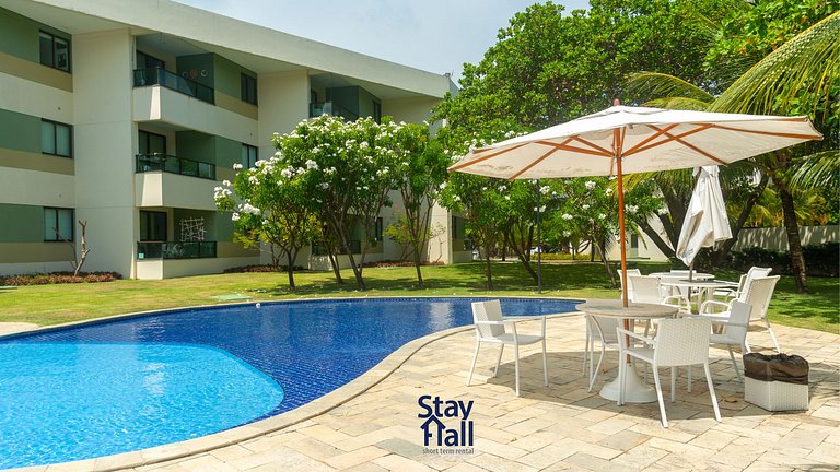 Apt 2qrts-Carneiros-Cond. BeiraMar-Piscina-SH057D