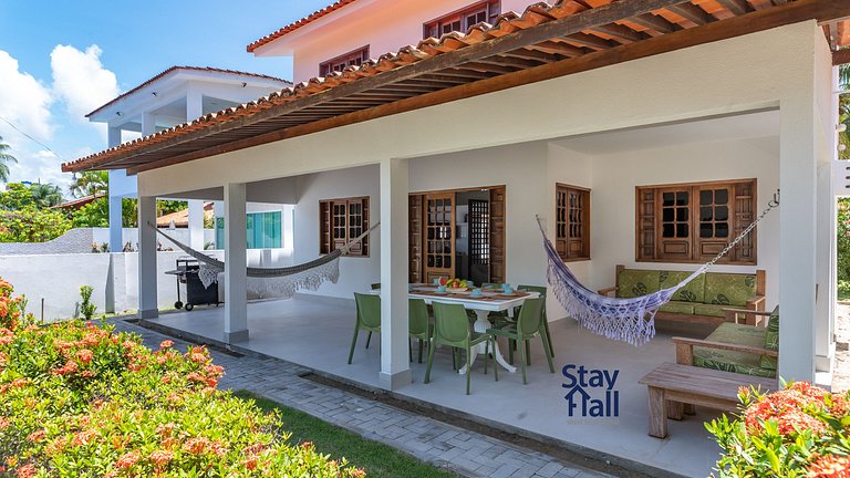 Casa Piscina Privativa-Cond. Beira Mar-4qts-SH088