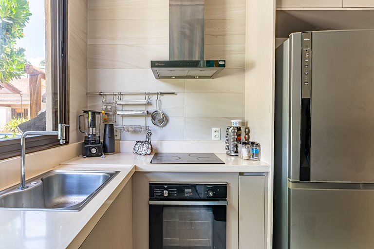 Bangalô Luxo-4Qrts-Piscina Privativa e Cozinheiro-SH100M