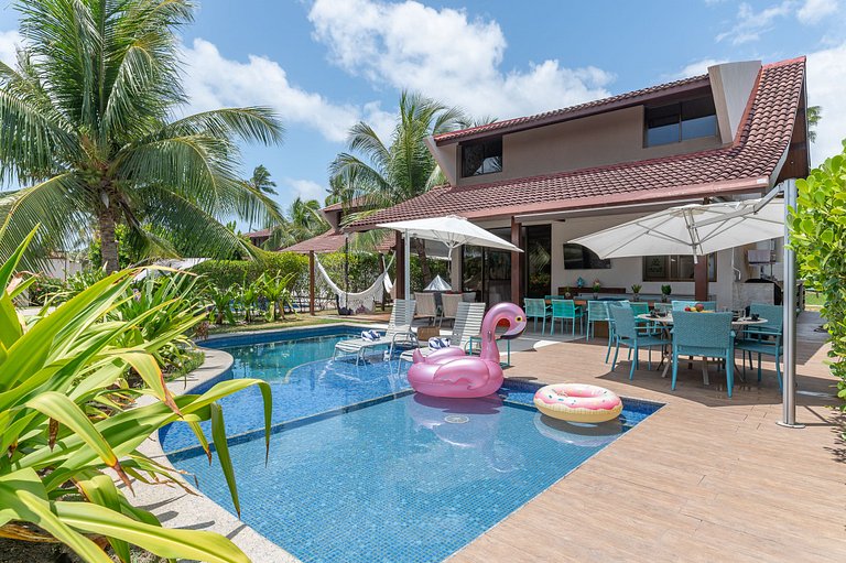 Bangalô Luxo-4Qrts-Piscina Privativa e Cozinheiro-SH100M