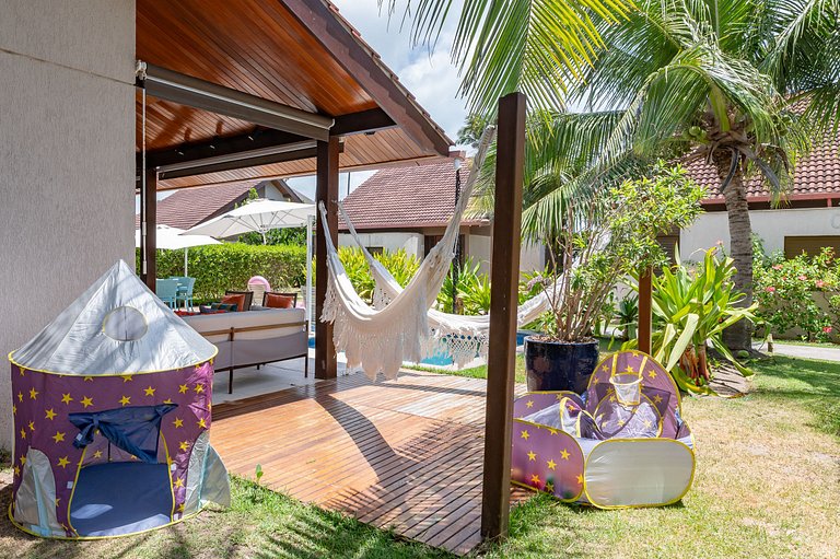 Bangalô Luxo-4Qrts-Piscina Privativa e Cozinheiro-SH100M