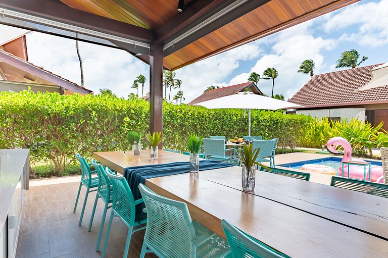 Bangalô Luxo-4Qrts-Piscina Privativa e Cozinheiro-SH100M