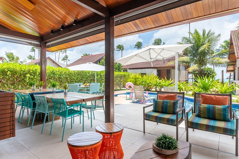 Bangalô Luxo-4Qrts-Piscina Privativa e Cozinheiro-SH100M