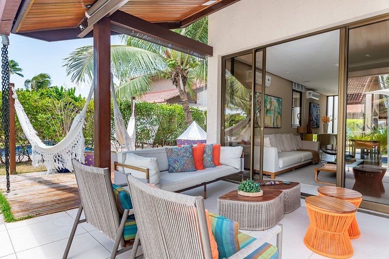 Bangalô Luxo-4Qrts-Piscina Privativa e Cozinheiro-SH100M