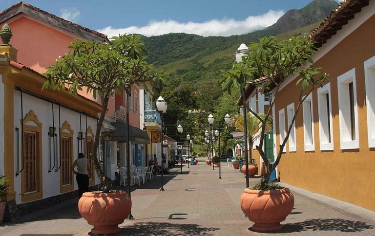 Suíte em ilhabela na pousada sol e mar