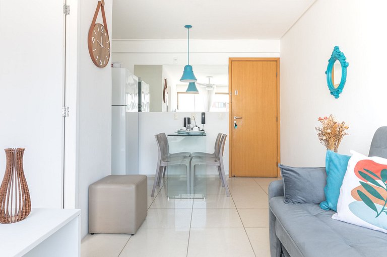Flat completo e aconchegante nas Graças-SH109M