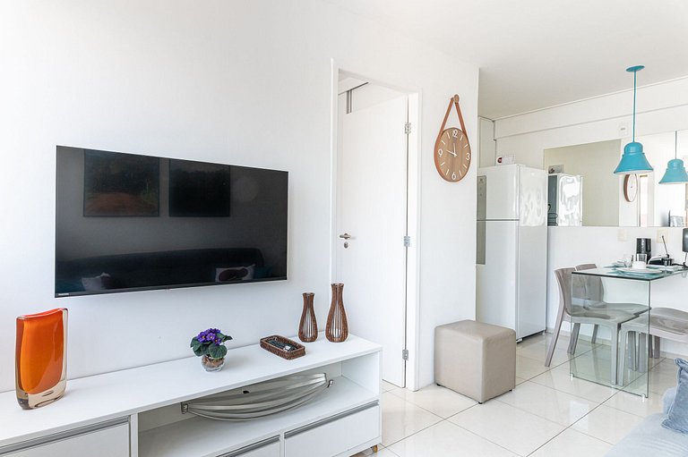 Flat completo e aconchegante nas Graças-SH109M