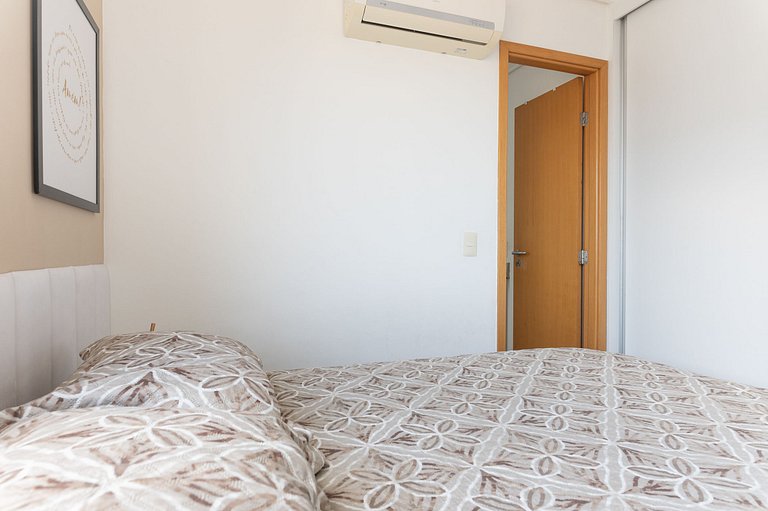 Flat completo e aconchegante nas Graças-SH109M