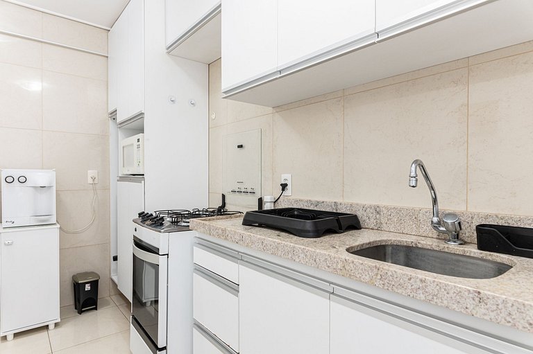 Flat completo e aconchegante nas Graças-SH109M
