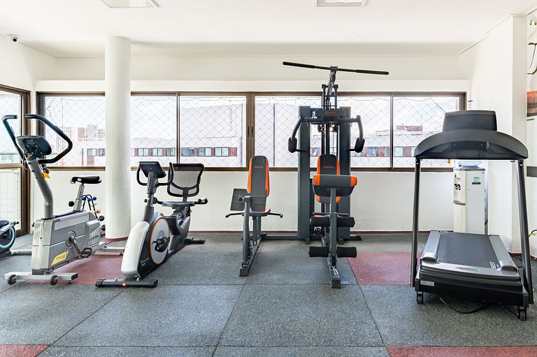 Flat completo e aconchegante nas Graças-SH109M