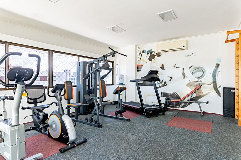 Flat completo e aconchegante nas Graças-SH109M