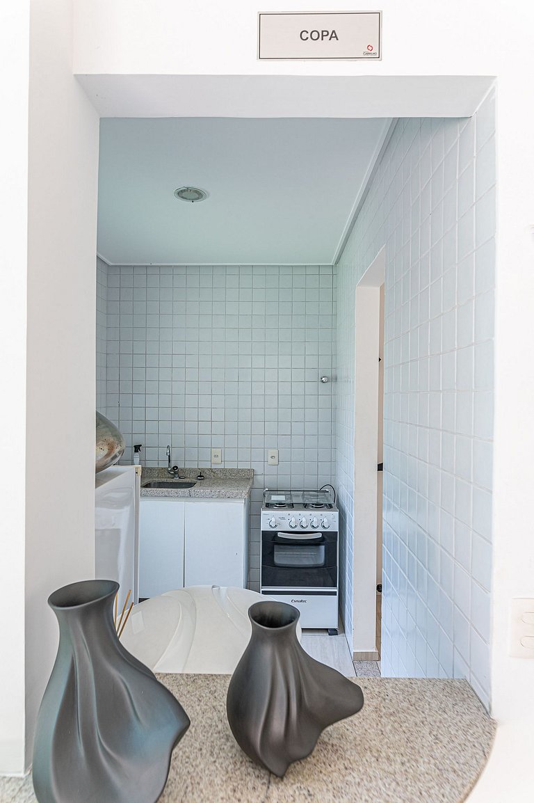 Flat completo e aconchegante nas Graças-SH109M