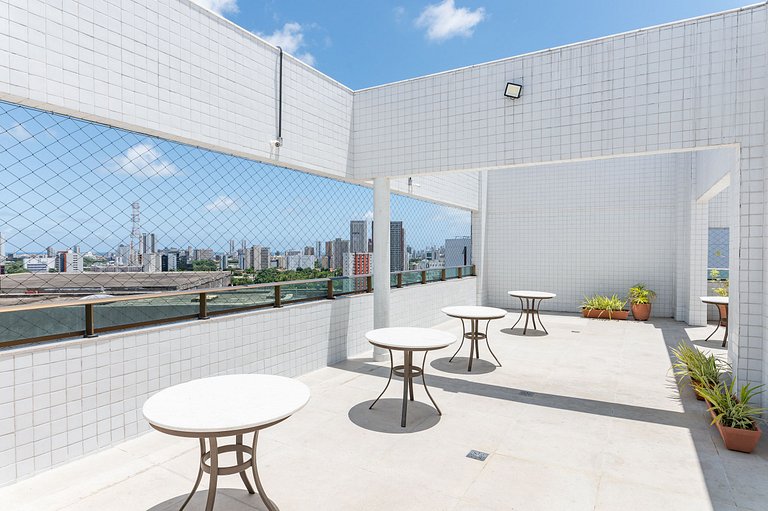 Flat completo e aconchegante nas Graças-SH109M