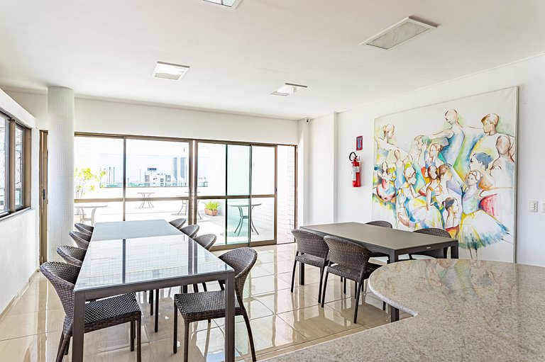 Flat completo e aconchegante nas Graças-SH109M