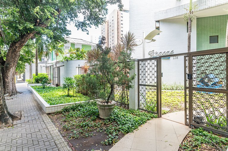 Flat completo e aconchegante nas Graças-SH109M