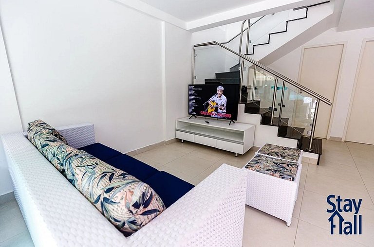 Beira Mar de Serrambi-C Piscina e Area Gourmet-SH113D