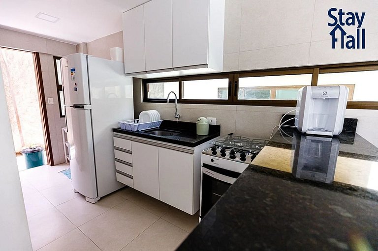 Beira Mar de Serrambi-C Piscina e Area Gourmet-SH113D