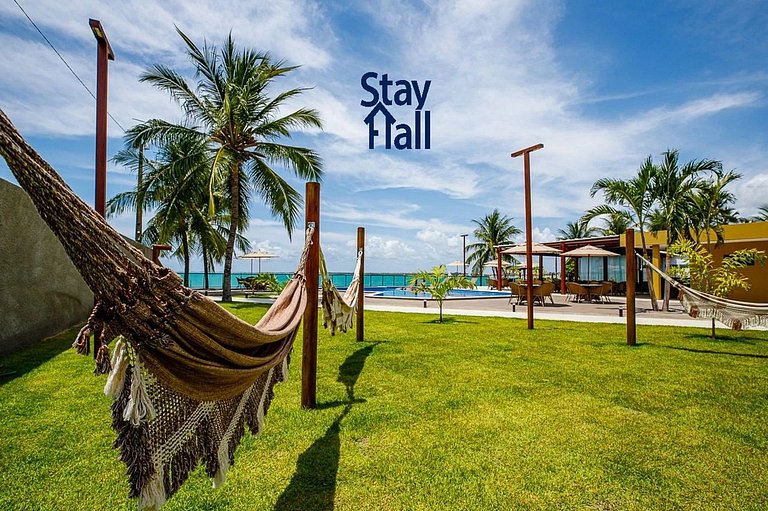 Beira Mar de Serrambi-C Piscina e Area Gourmet-SH113D